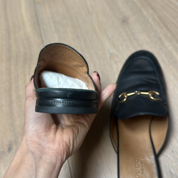 Gucci leatherr mules size 37.5 - Picture 6 of 12